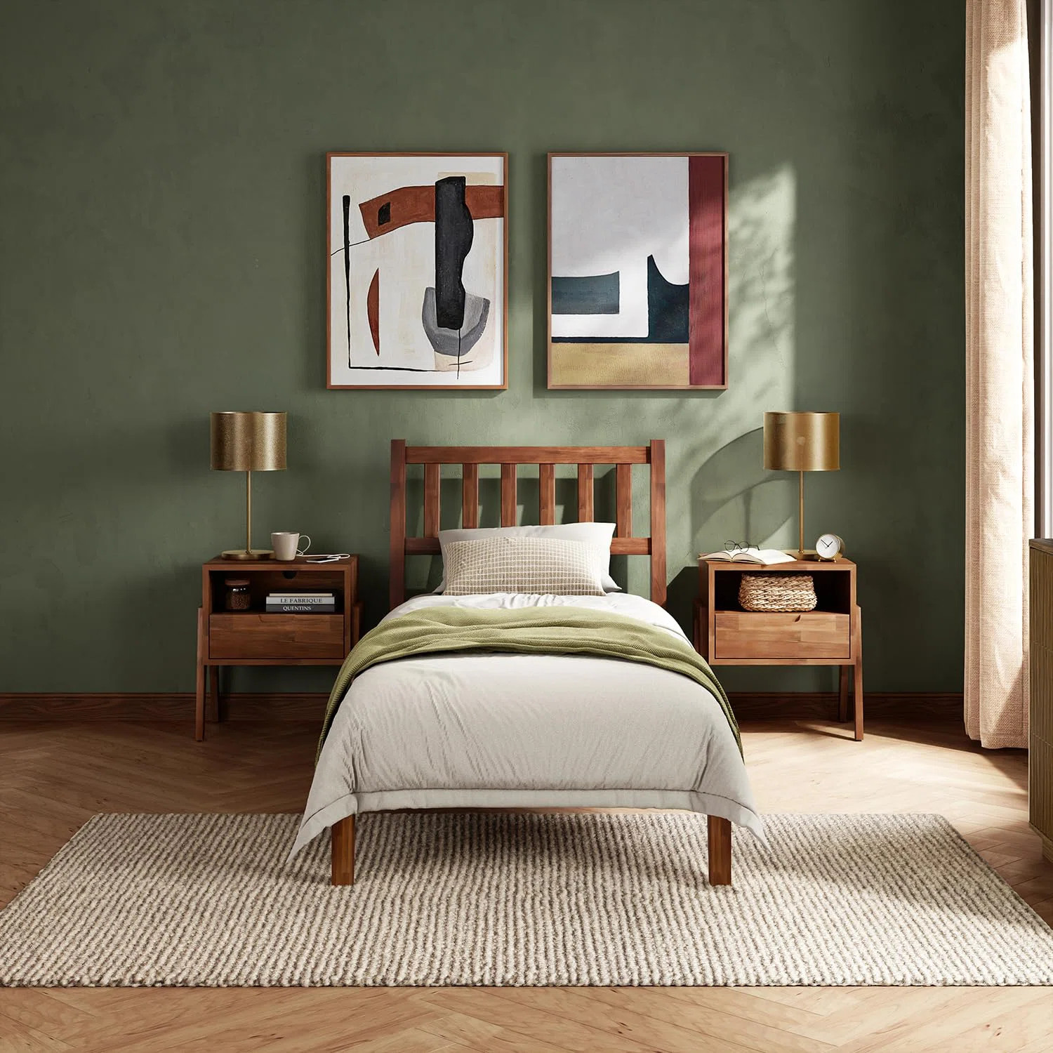 mopio Josse Ted Bed, Walnut & Reviews | Wayfair | Wayfair North America