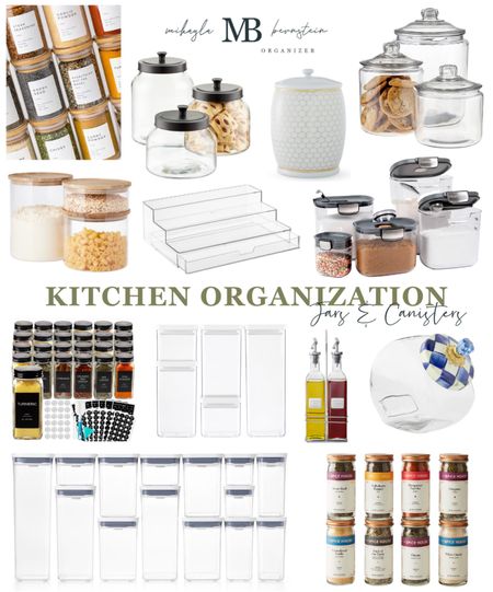 Kitchen Organization | Jars & Canisters for baking/cooking ingredients | spice organizer 

#LTKunder100 #LTKunder50 #LTKhome