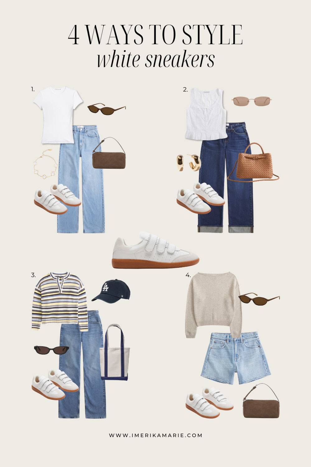 4 Ways to Style White Sneakers 🤍

Easy outfit ideas featuring the Steve Madden Momentum Sneakers. 

They’re comfortable, versatile, and true to size — perfect for everyday wear. 

Such a great staple to pair with jeans, dresses, and casual outfits this spring. 

 

#LTKootd #LTKSeasonal #LTKPetite