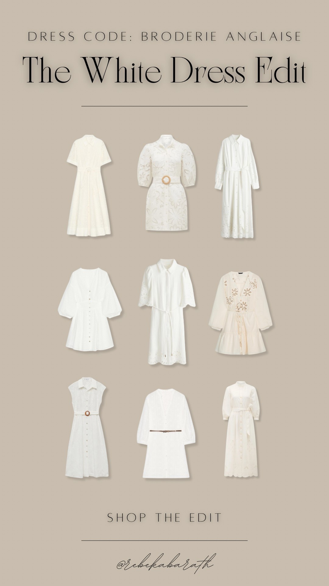 the white dress edit 💫 shop your faves

broderie anglaise | euro summer | summer style | neutral fashion | summer dresses | white dresses

#LTKFindsUnder100 #LTKSummerEdit #LTKStyleTip