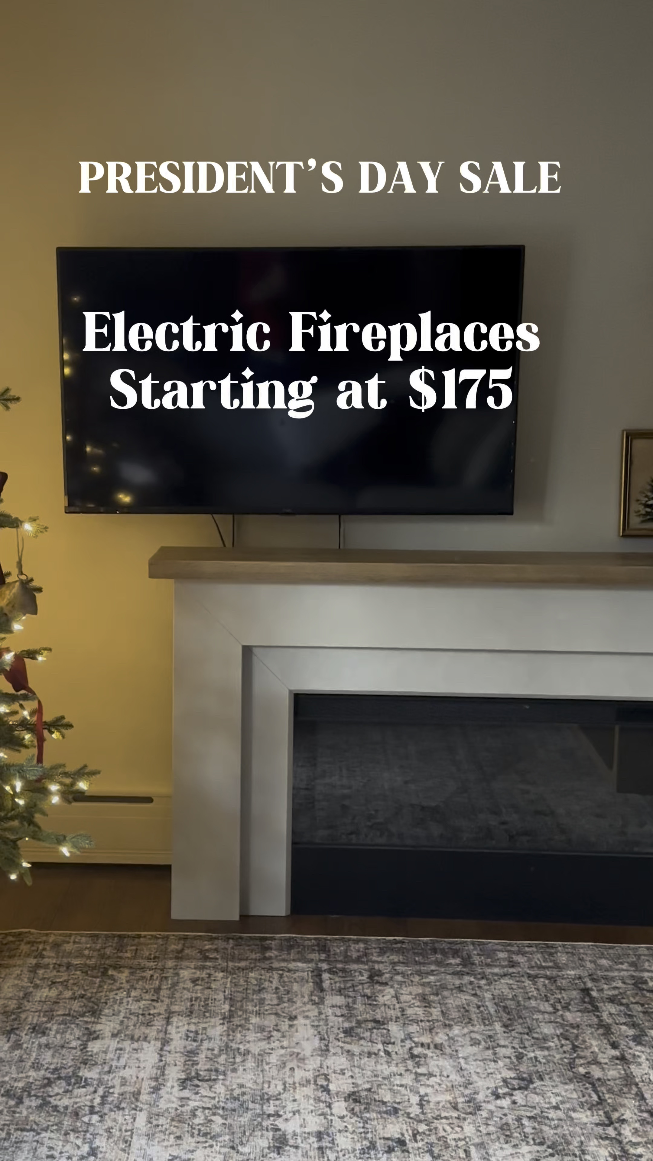 Electric Fireplaces starting at $175

#LTKHome #LTKSaleAlert
