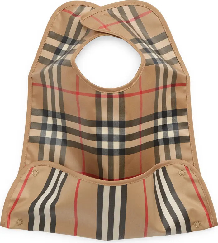 Burberry Wes Archive Check Bib | Nordstrom | Nordstrom