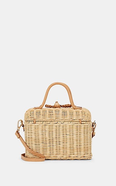 Perle Wicker Lunchbox Crossbody Bag Perle Wicker Lunchbox Crossbody Bag | Barneys New York (Global)