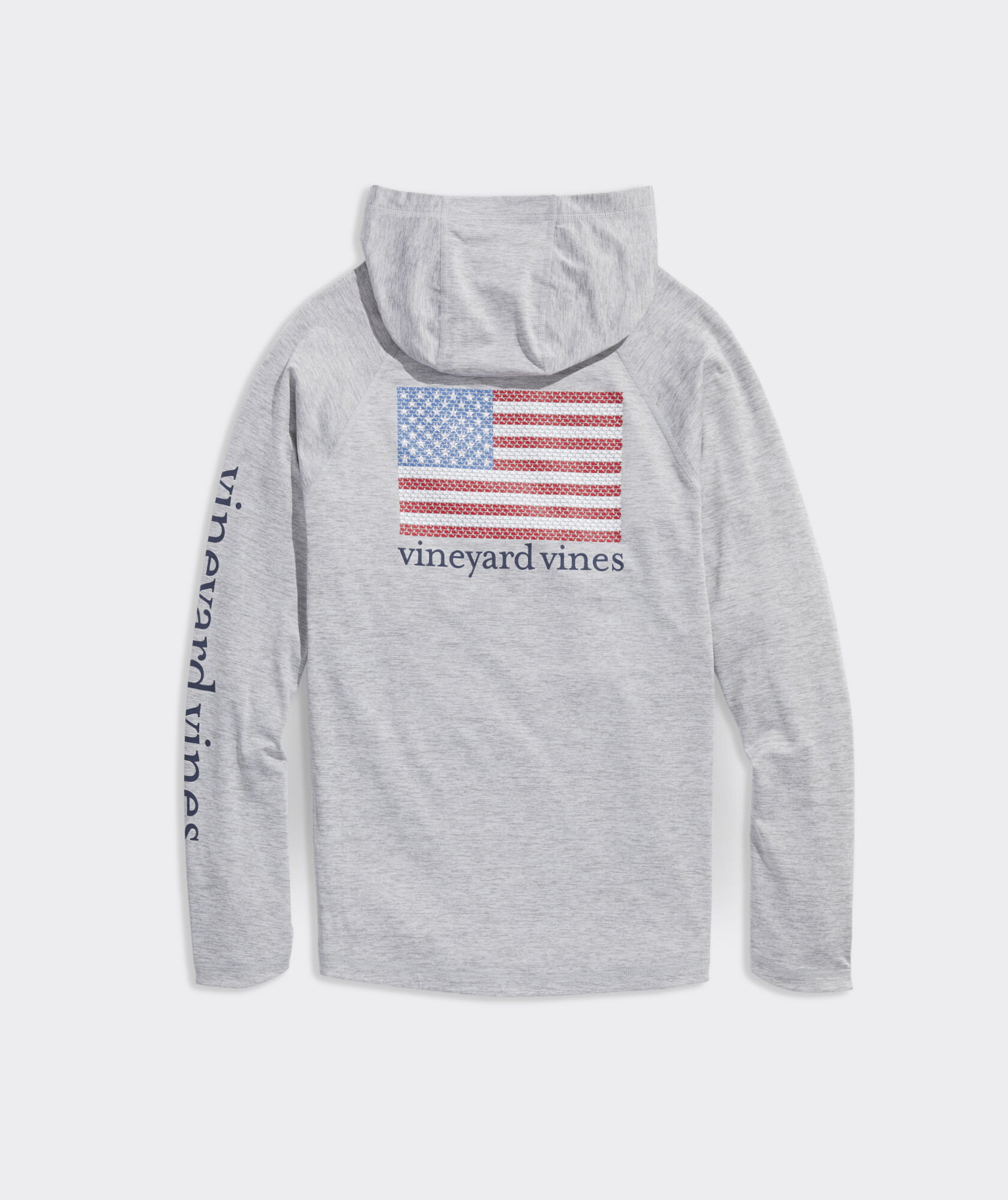 Whale Flag Long-Sleeve Harbor Hoodie Tee | vineyard vines