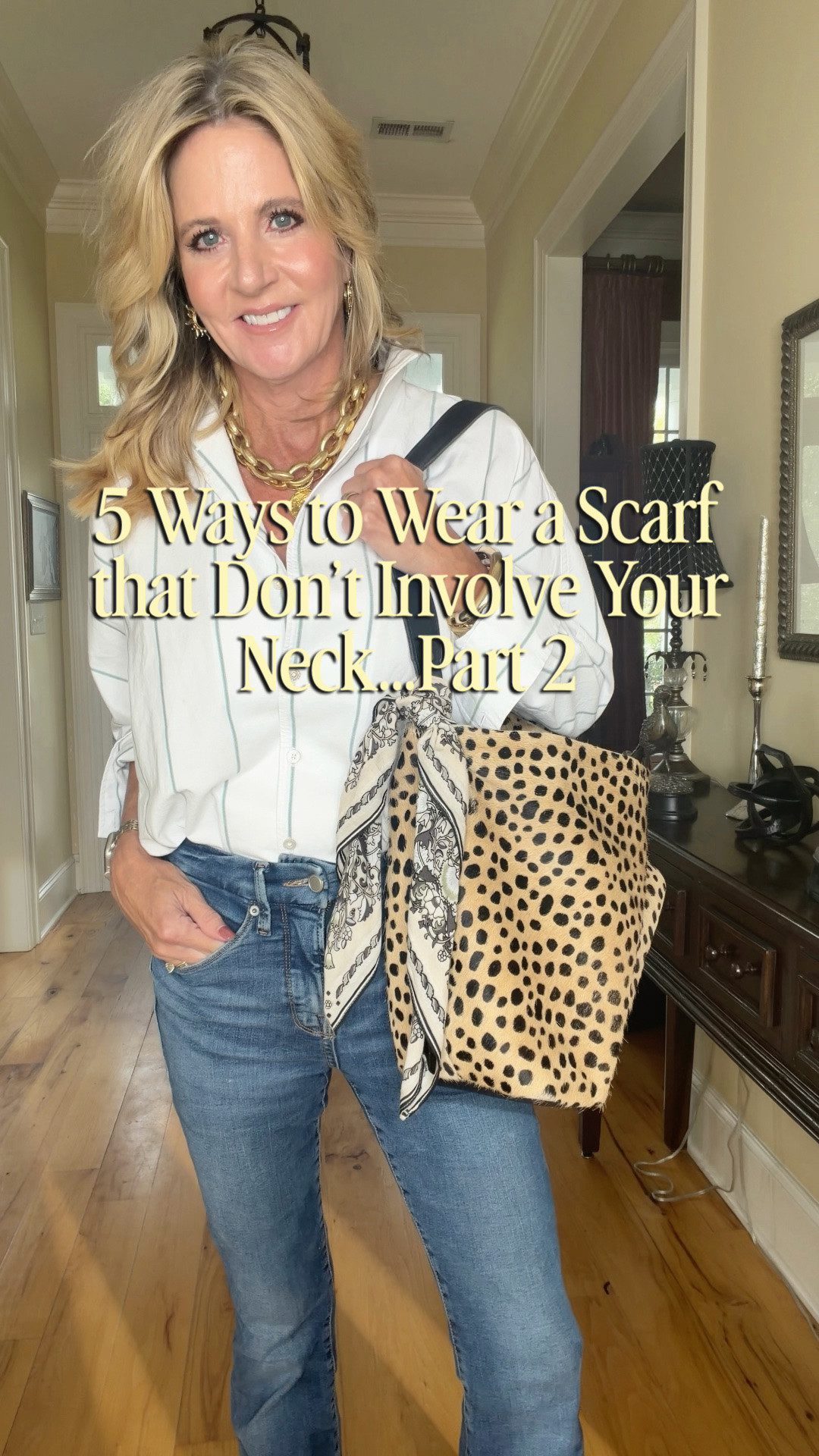 5 different ways to style a scarf that don’t involve your neck…part 2!

#LTKootd #LTKOver40 #LTKSeasonal