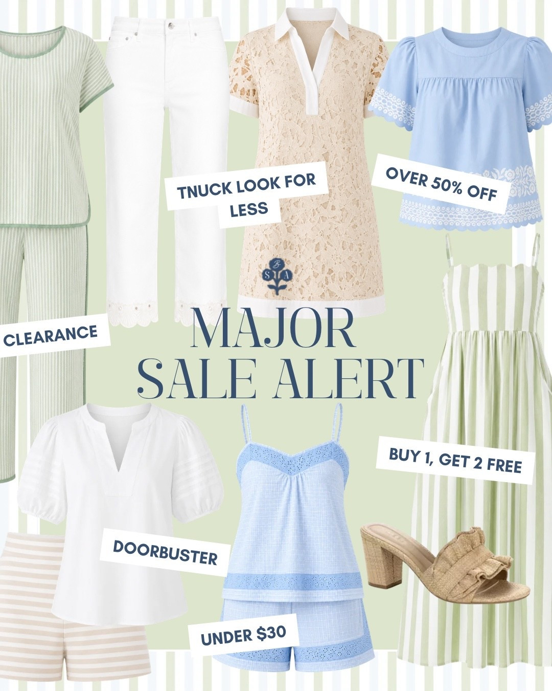 Found so many good deals @Belk! Perfect for summer vacations ☀️

Belk style, summer style, designer look, look for less, clearance sale, Grandmillennial style, Grandmillennial dress, blue and green dress, preppy style

#LTKSaleAlert