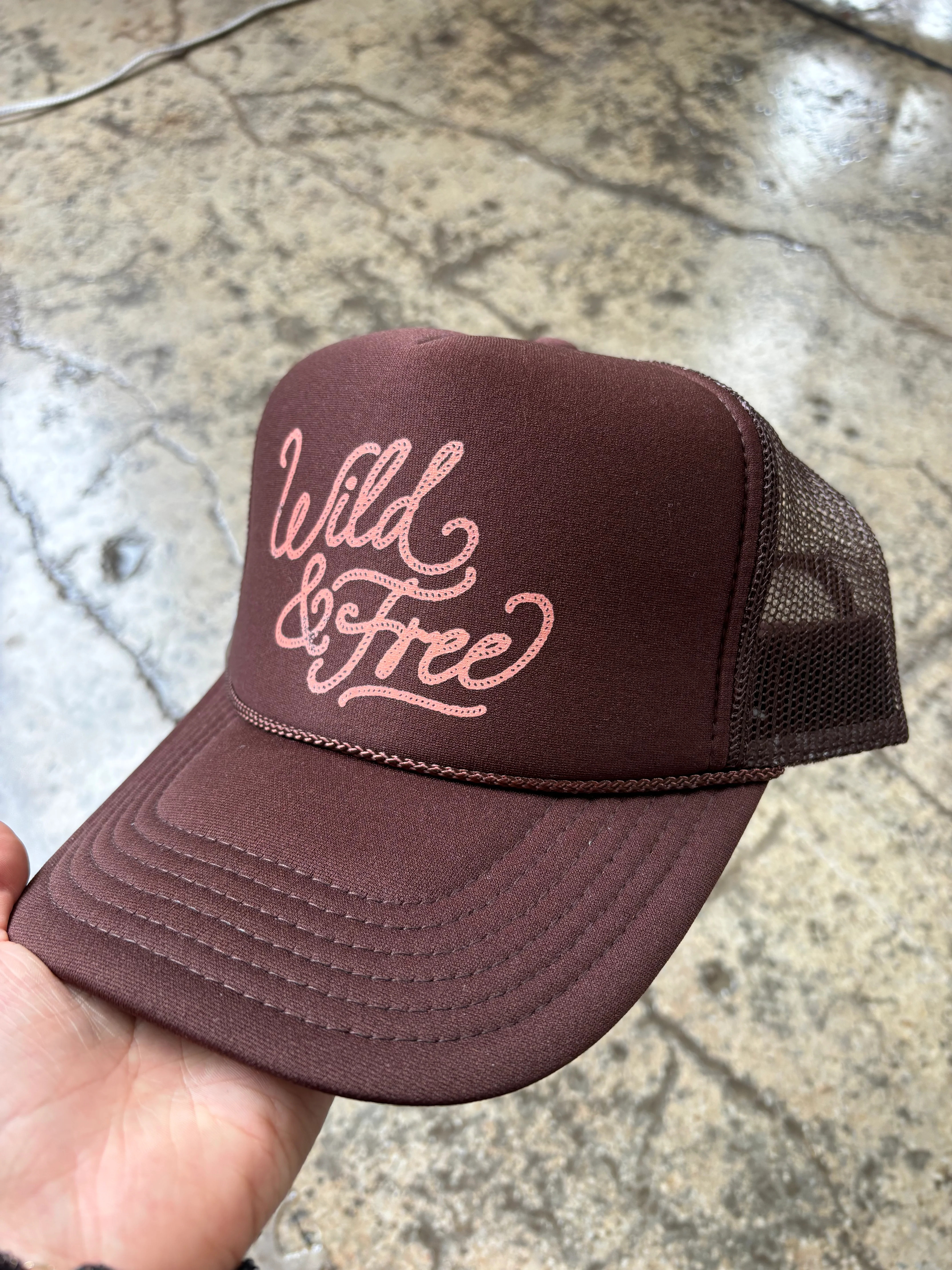 Wild and Free Western Trucker Hat | Willow Boutique