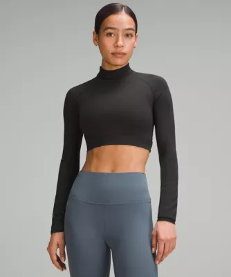 Wunder Train Super Cropped Long-Sleeve Shirt | lululemon (AU)