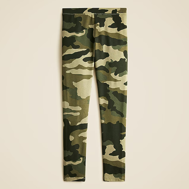 Girls' everyday leggings in camo | J. Crew US