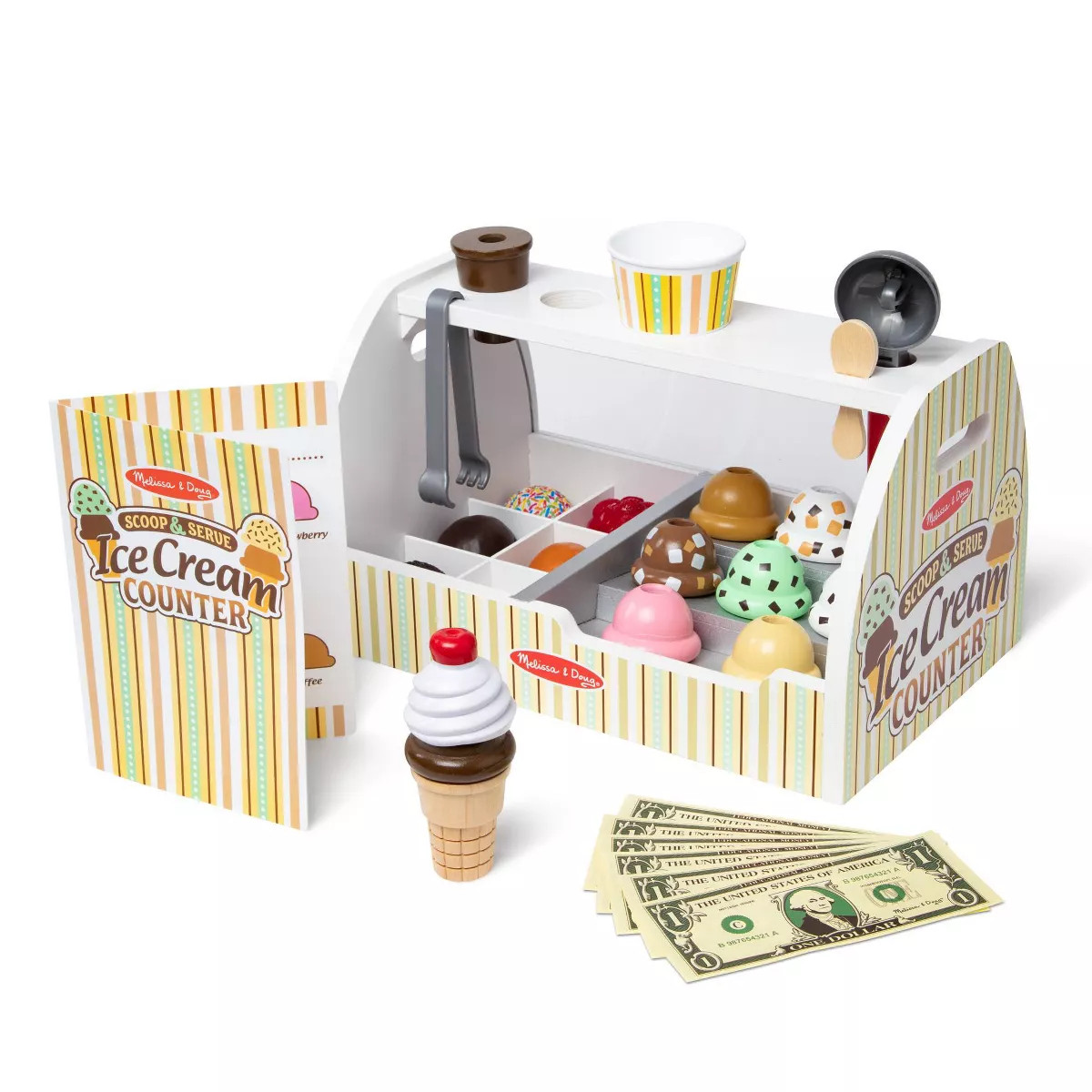 Melissa & Doug Scoop & Serve Ice Cream Counter | Target