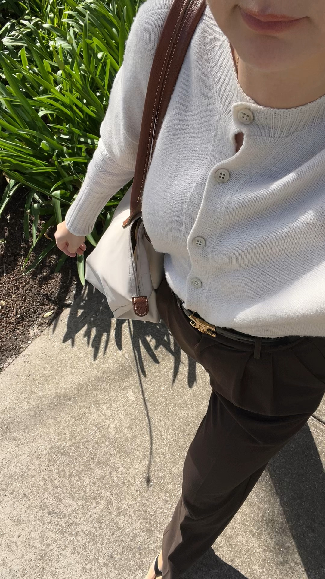 tonal outfit for spring, wearing my fave chocolate brown trousers and cardigan 

#LTKworkwear #LTKstyletip #LTKaustralia
