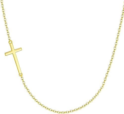 XOYOYZU Tiny Cross Pendant Necklace for Women Simple Cross Necklaces Mothers Day Birthday Gifts f... | Amazon (US)
