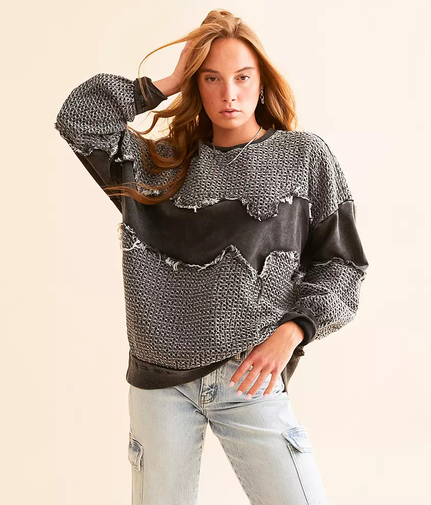 Pieced Pullover | Buckle