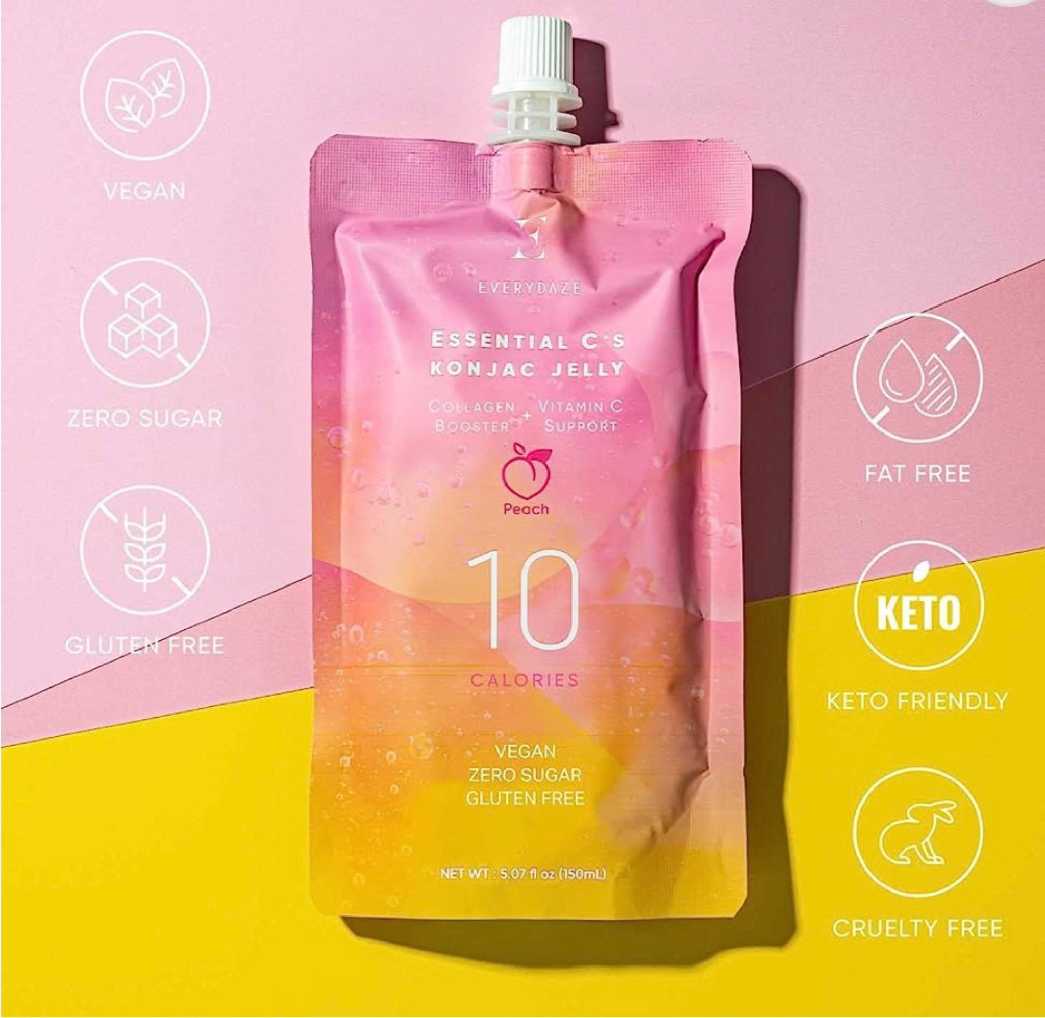 
Vegan...Konjac collagen boosting with vitamin C help support skin hair & nails and helps promote weight loss. 

Please note…This is eaten as a snack not as a meal replacement. #LTKfit

#LTKFind #LTKbeauty