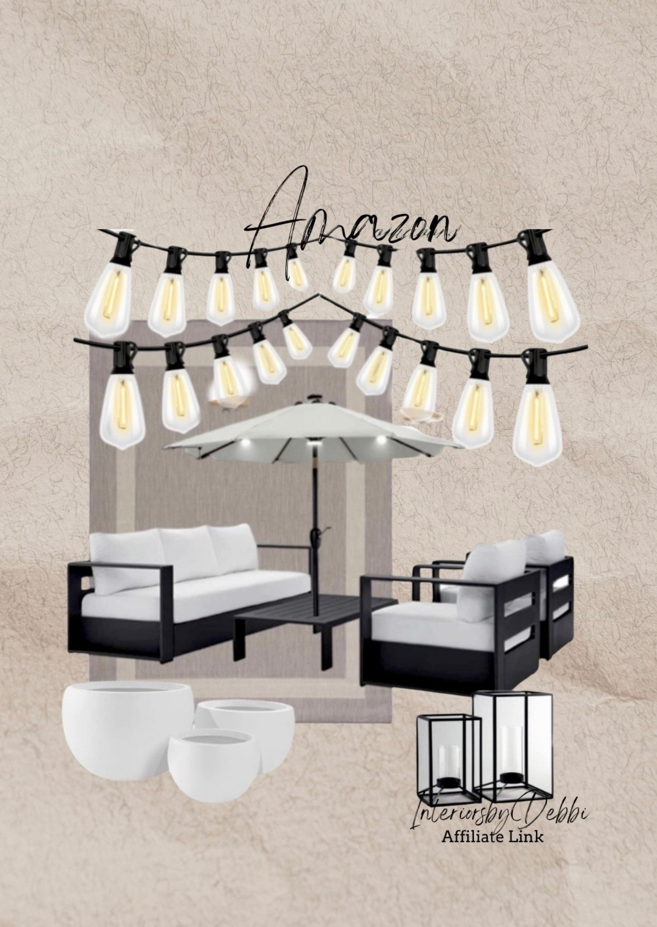 Outdoor Decor
Patio decor, outdoor lights, outdoor furniture, outdoor living space, budget friendly, neutral decor #amazonhome #amazonfindd



#LTKSeasonal #LTKHome