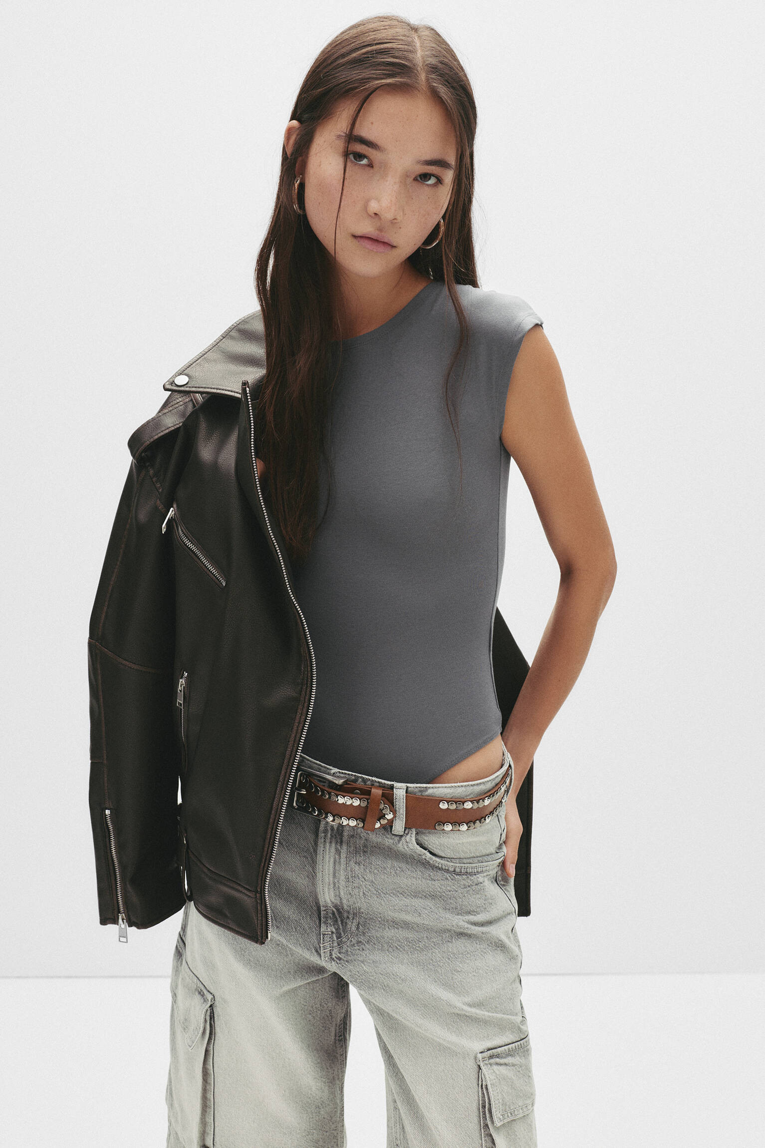 Short sleeve bodysuit - pull&bear | PULL and BEAR UK