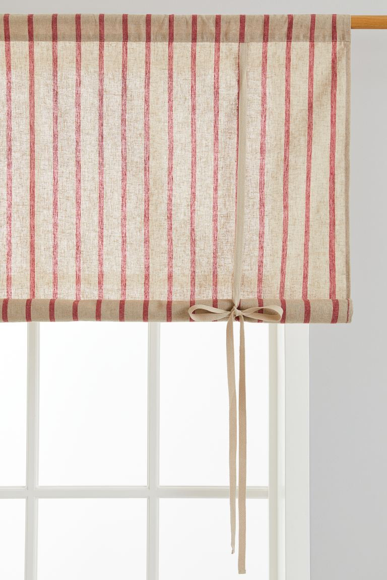 Linen-blend Roll-up Curtain | H&M (US + CA)