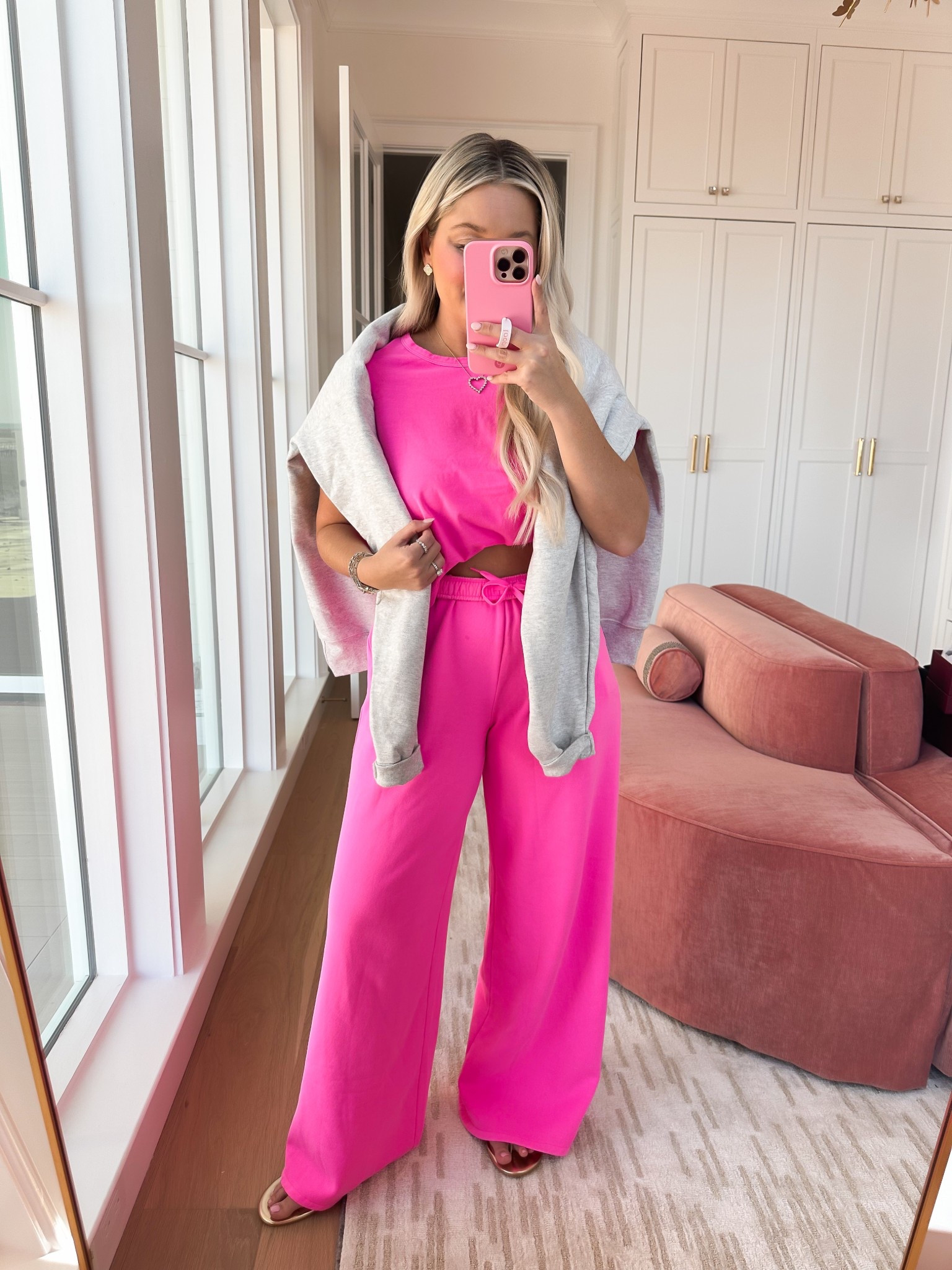 GAP SALE! Love this pink set, wearing size small in both! 🩷

#LTKFindsUnder50 #LTKSaleAlert