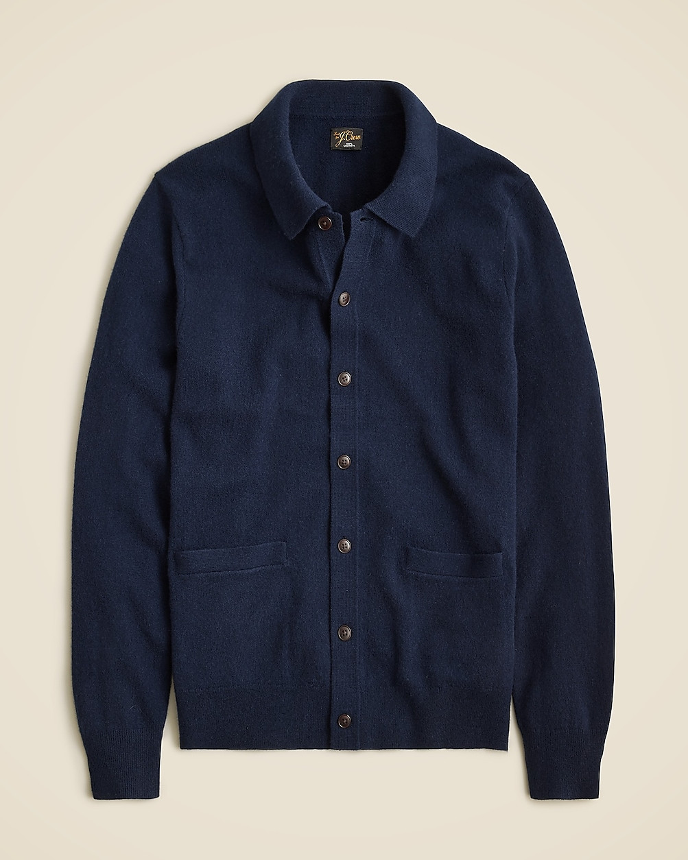 Cashmere polo cardigan sweater | J. Crew US