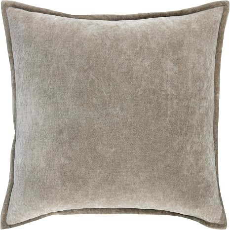 Livabliss x Galey Alix Karling Modern Throw Pillow, 20" L x 20" W, Taupe | Amazon (US)