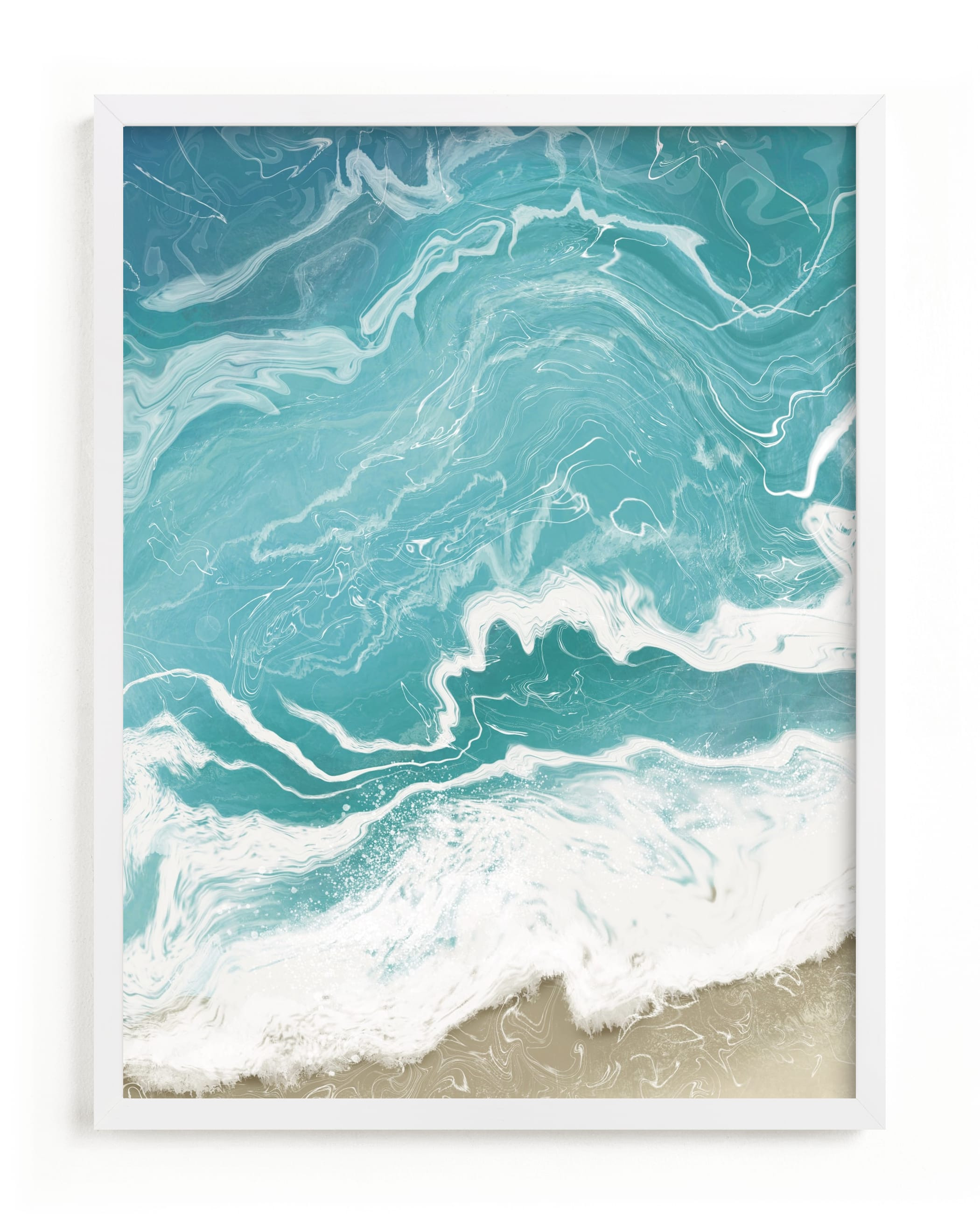 "Incoming Tide" - Kids Open Edition Non-custom Art Print by Paula Pecevich. | Minted