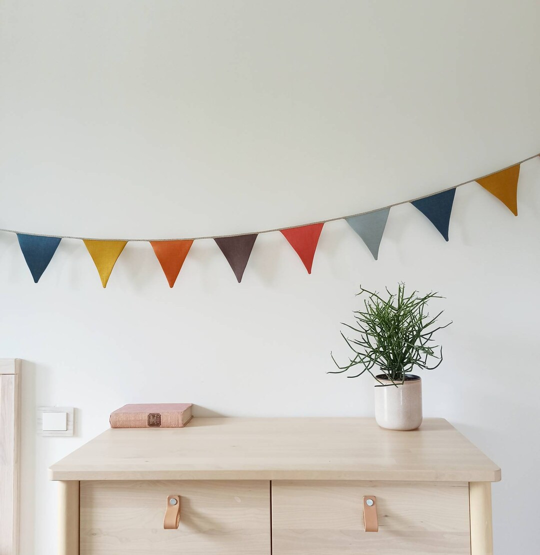 Colorful Bunting Banner With Gaps - Etsy | Etsy (US)