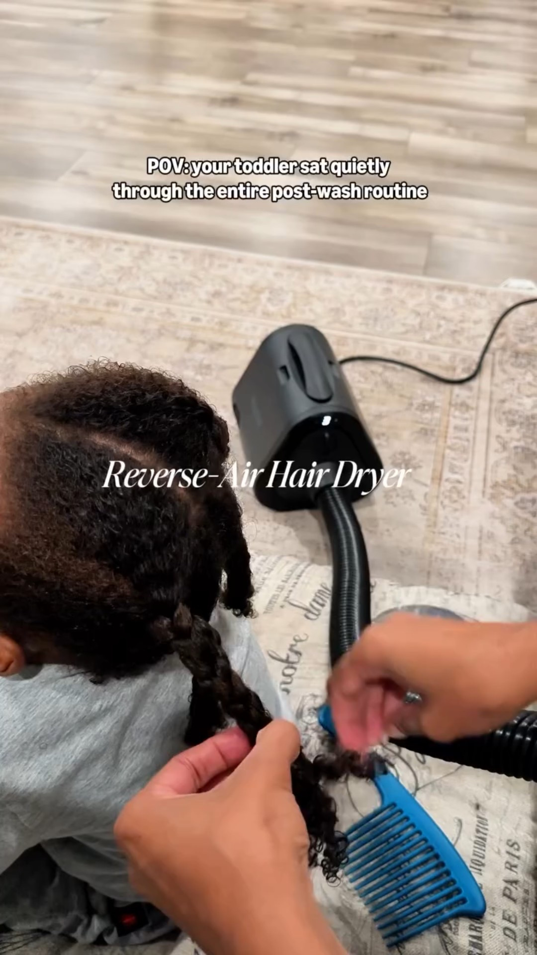 Detangling matted curls can be a lot. When I want a break, I gently stretch them instead. @myrevair works differently than a regular blow-dryer, and hair days feel calmer because of it.

#ad If you’ve been curious, code TATIANARREV saves at checkout 🖤

#myrevair #revair #haircareroutine #hairtutorial