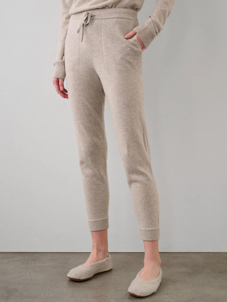 Cashmere Jogger | White and Warren