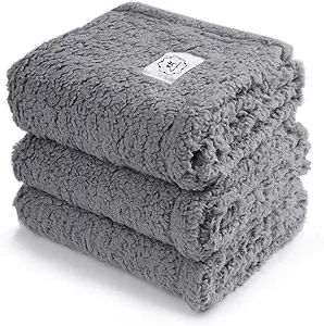 1 Pack 3 Calming Blankets Fluffy Premium Fleece Pet Blanket Soft Sherpa Throw for Dog Puppy Cat G... | Amazon (US)