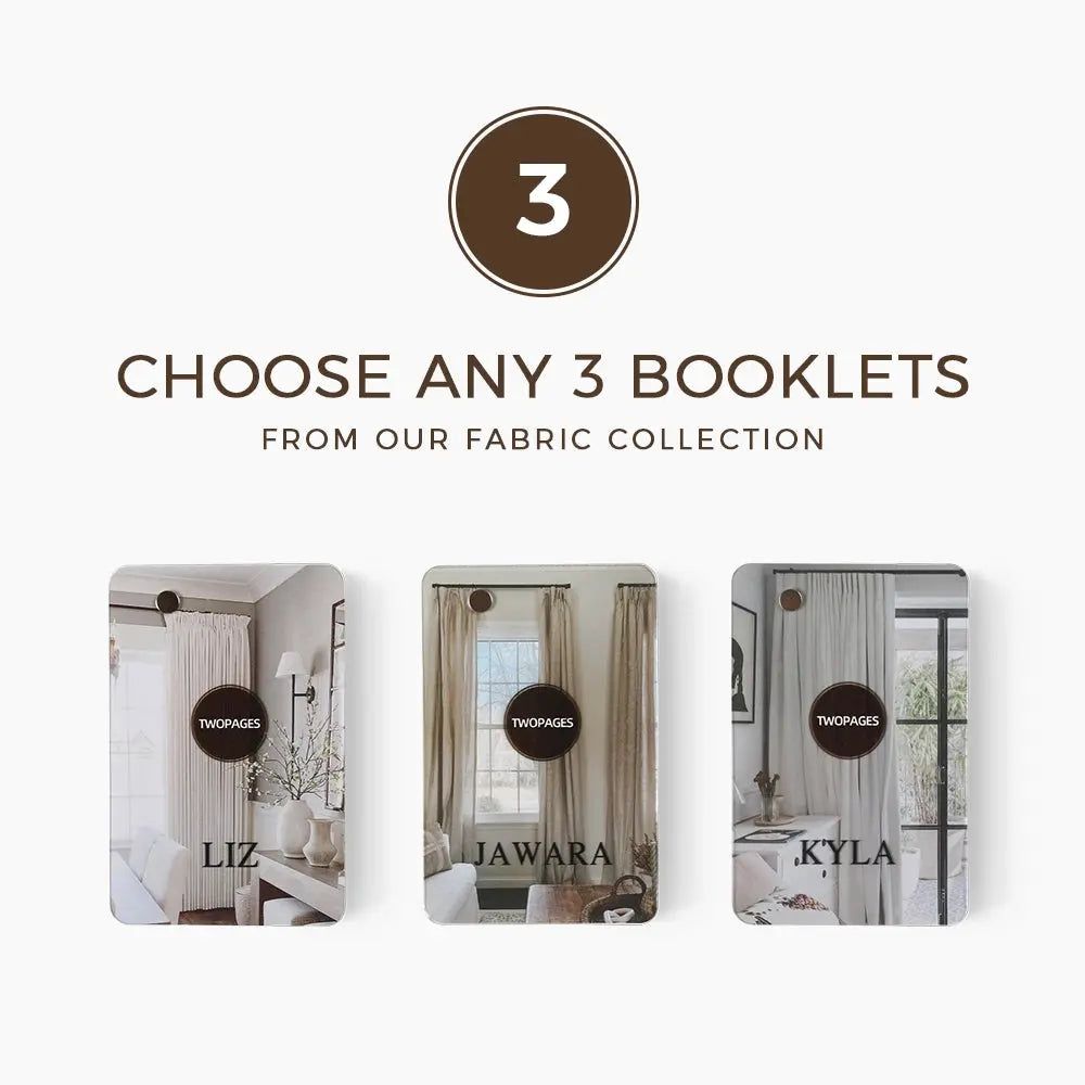 Choose Any 3 Fabric Booklets | TWOPAGES