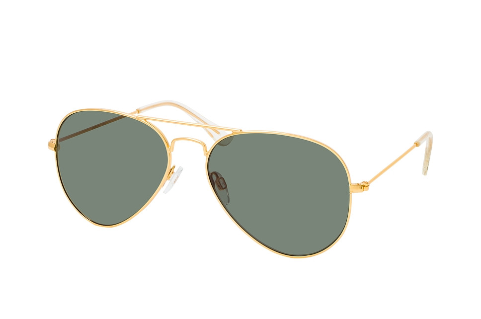 Mister Spex Collection Tom small 2004 007, Aviator Sonnenbrillen, Goldfarben | Mister Spex DE