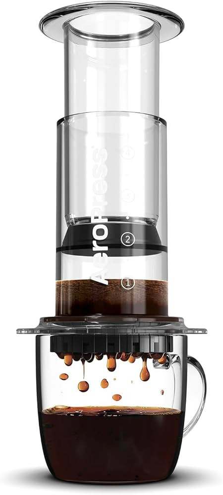Aeropress Clear Coffee Press – 3 in 1 brew method combines French Press, Pourover, Espresso - F... | Amazon (US)