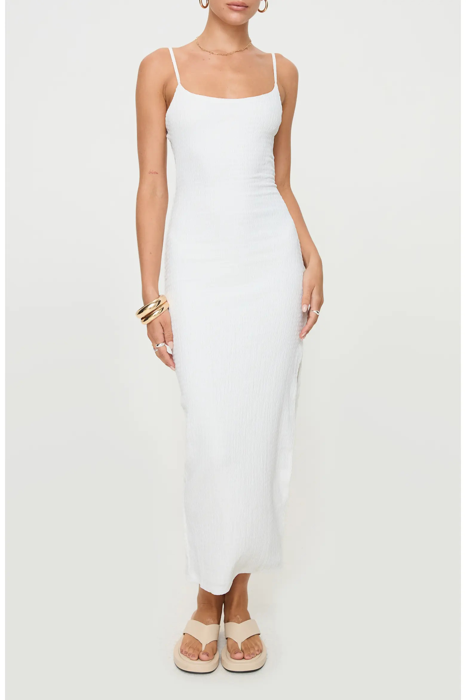Elestria Textured Open Back Maxi Dress (Women) | Nordstrom | Nordstrom