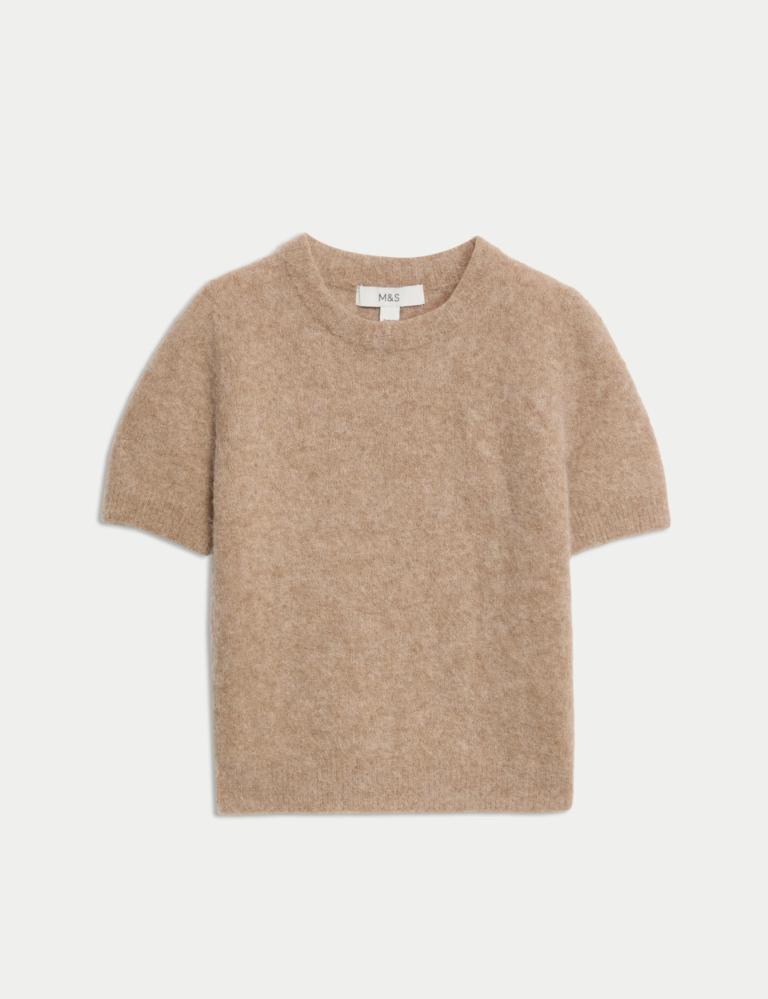 Brushed Alpaca Blend Knitted Top | M&S | M&S | Marks & Spencer (UK)