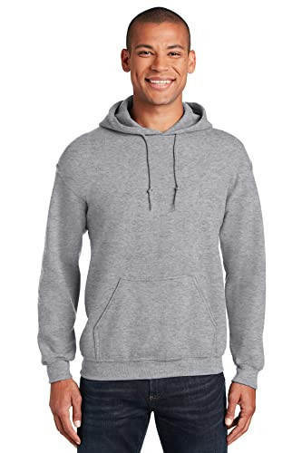 Gildan - DryBlend Hooded Sweatshirt - 12500 - M - Sport Grey | Amazon (US)