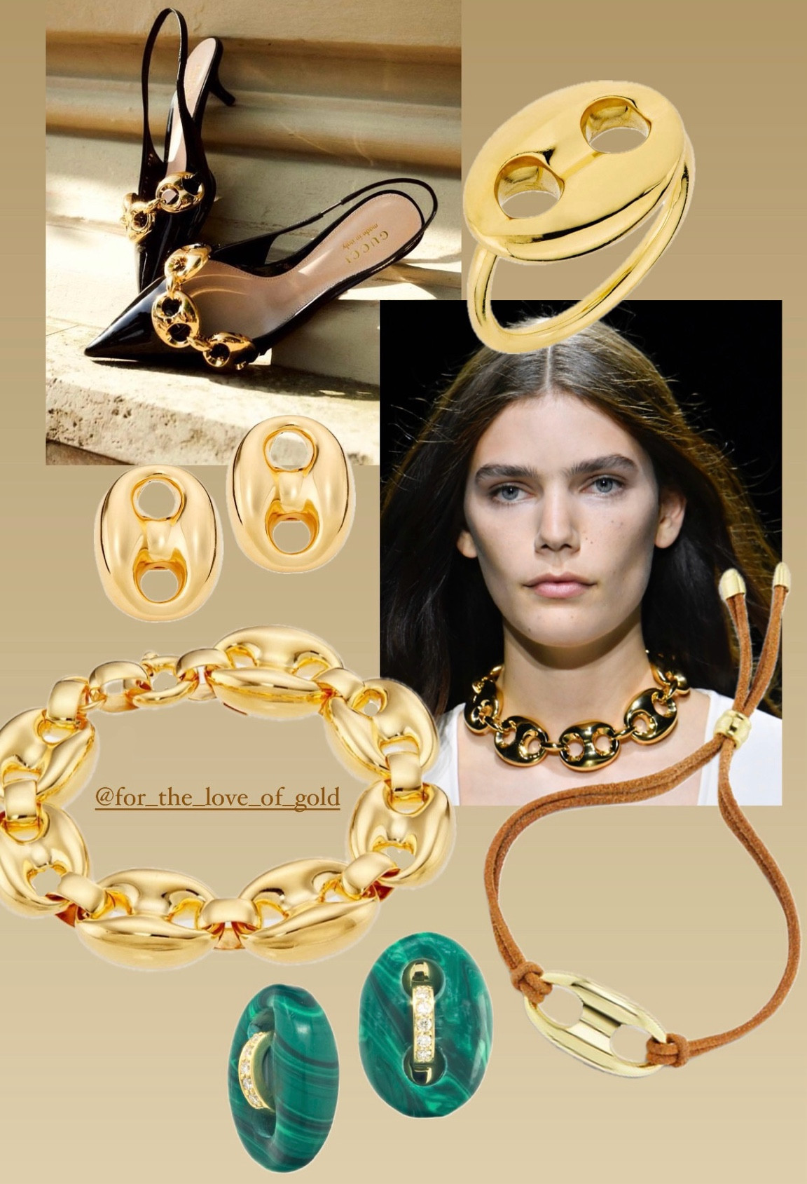 Fall jewelry trends from the runway: Gold Mariner Link

Gucci link
Marina link chain
Gold earrings 
Gold Necklace 
Gold bracelets 
Ring
Fine jewelry sale
Yellow Gold 
#sakspartner
#saksteam

#LTKStyleTip #LTKSaleAlert #LTKNYFW