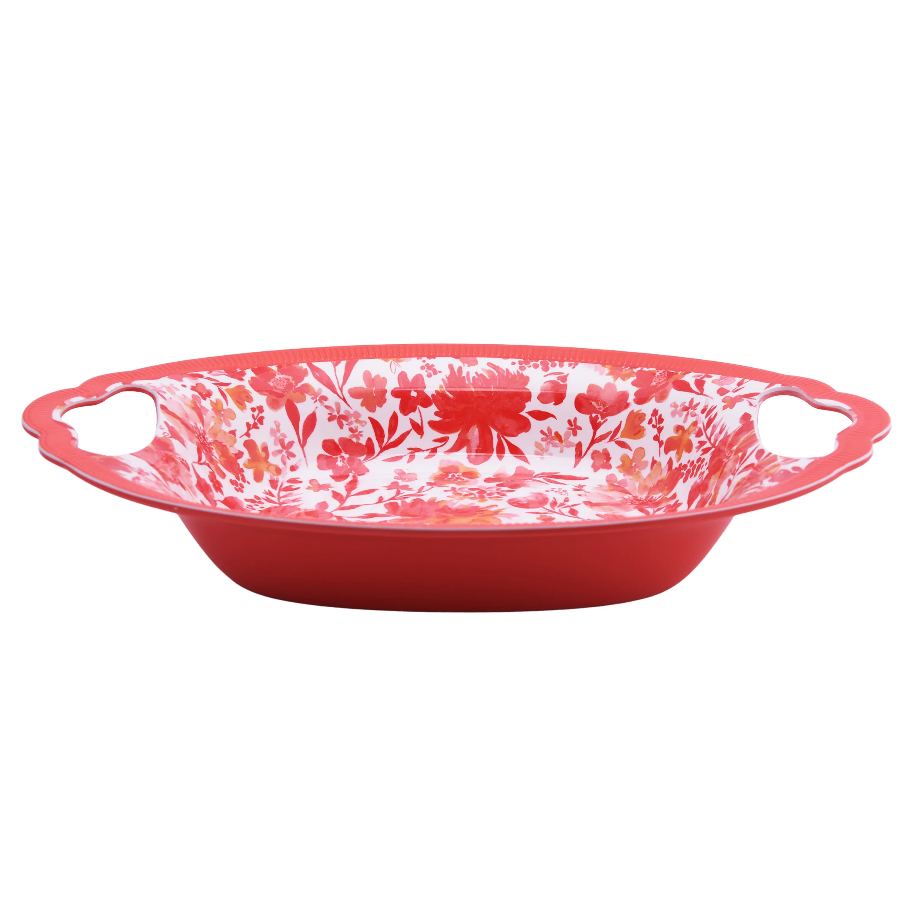 The Pioneer Woman Painterly Floral Melamine Oval Serve Bowl - Walmart.com | Walmart (US)
