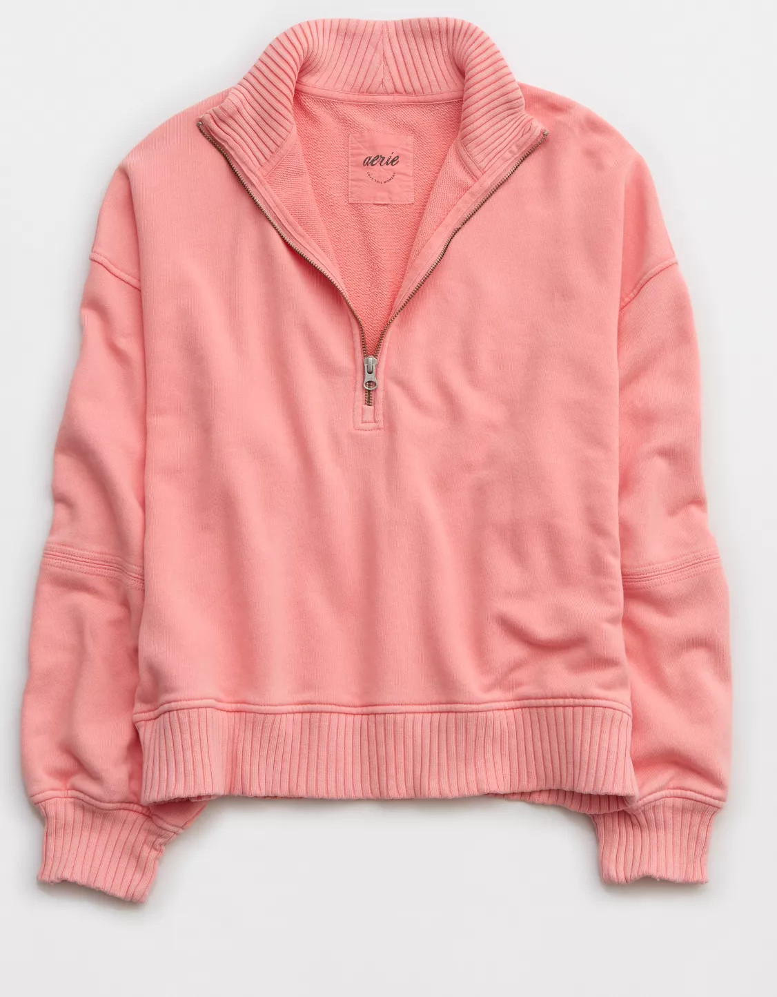 Aerie Sun's Out Quarter Zip Sweatshirt | Aerie
