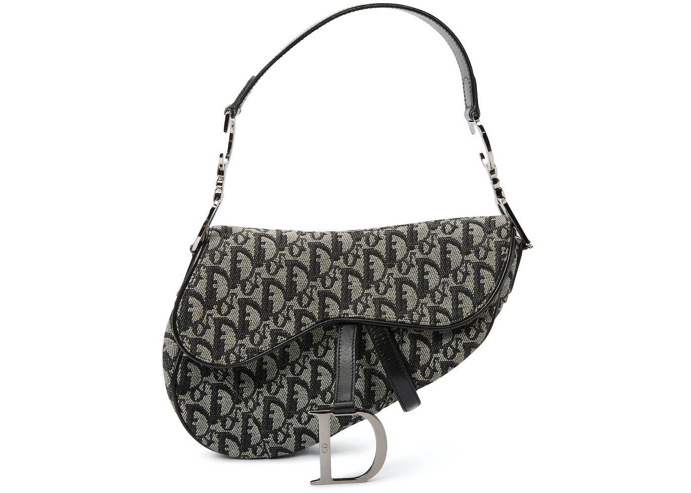 Dior Saddle Bag Oblique Black | StockX 