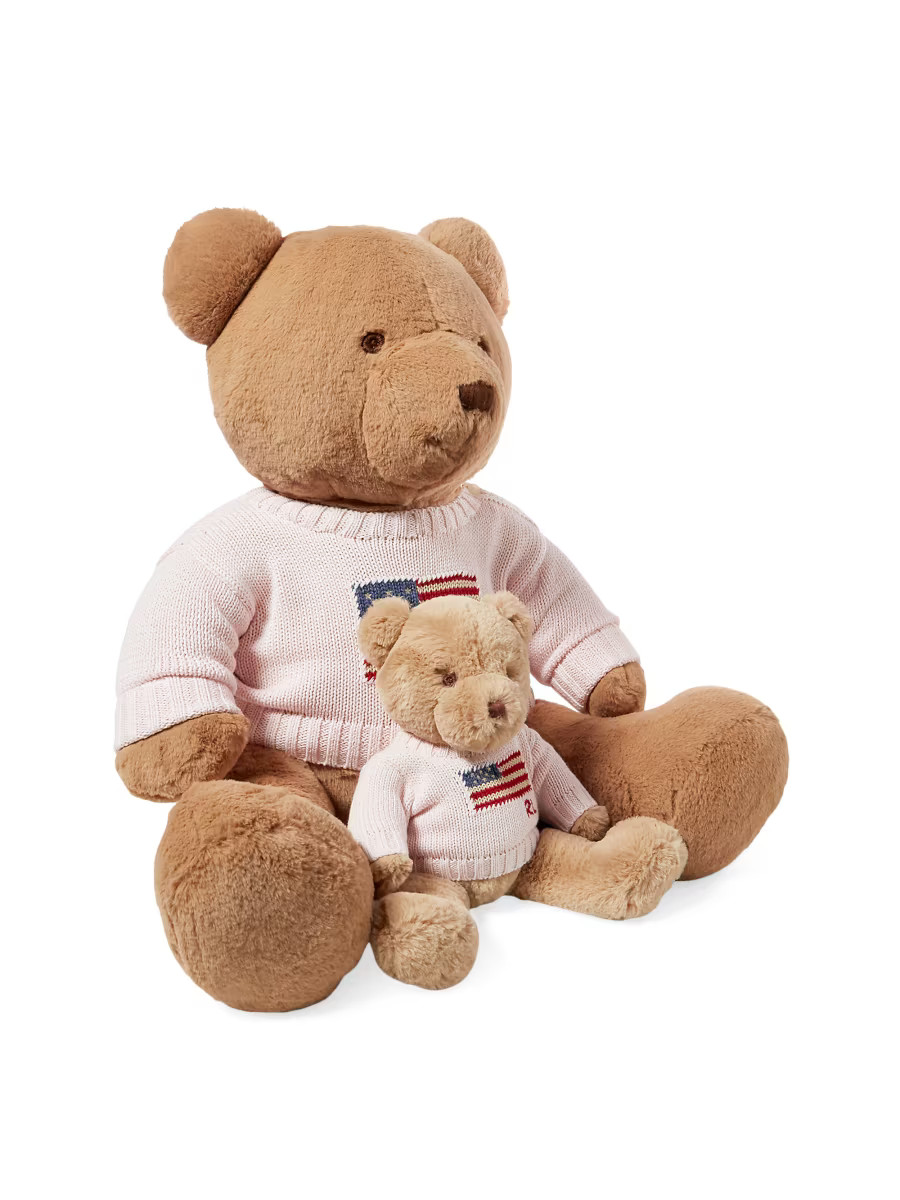 Polo Ralph Lauren Flag Sweater Polo Bear | Saks Fifth Avenue | Saks Fifth Avenue