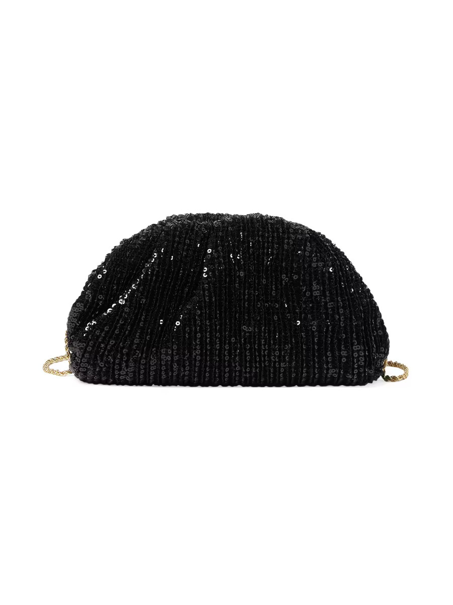 Bailey Sequined Pleated Clutch | Saks Fifth Avenue