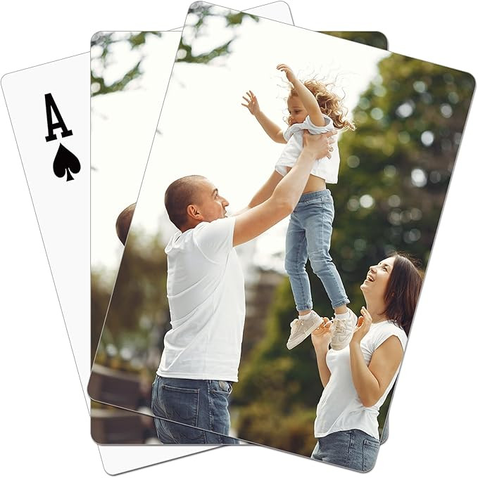 Custom Photo Playing Cards - Personalized Playing Cards with Photos, for Parties, Weddings,and Mo... | Amazon (US)