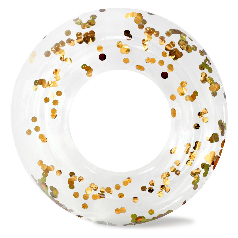 Minnidip Cue the Confetti Ring Float in Gold | Target