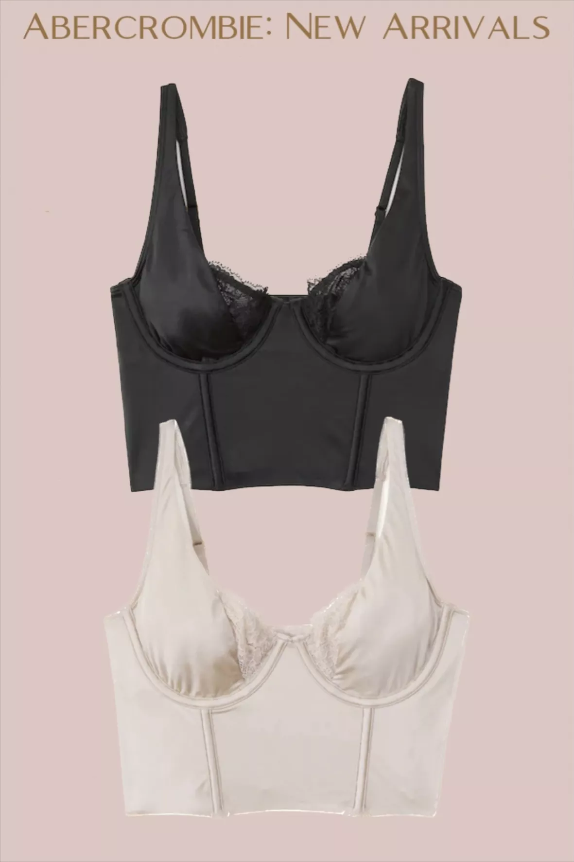 Bra Balconette corset. White