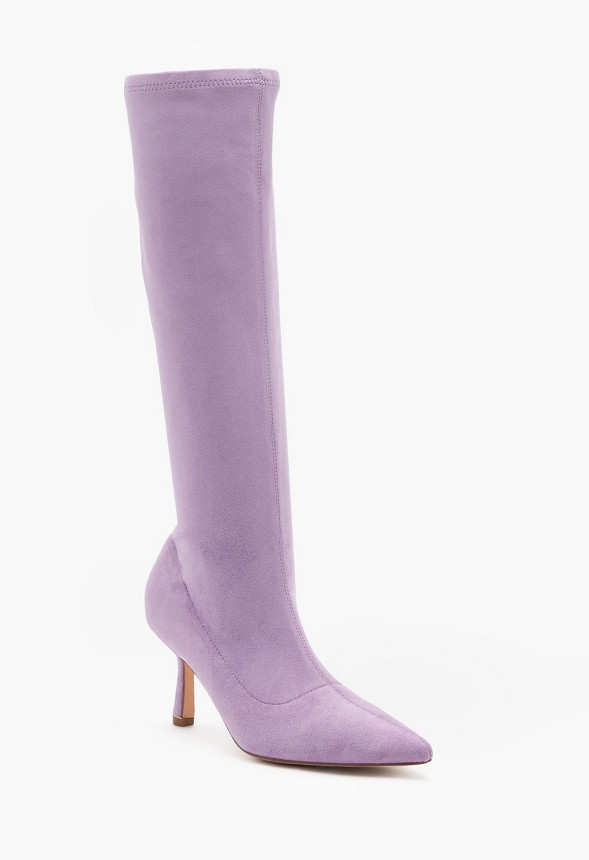 Kendall Stretch Stiletto Boot | JustFab