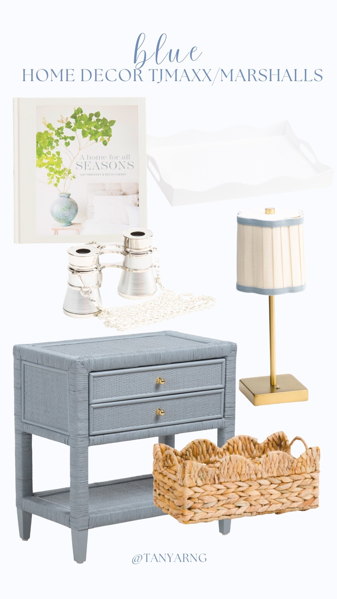 Blue tjmaxx and Marshall’s home decor 

#LTKHome #LTKFindsUnder100 #LTKFindsUnder50