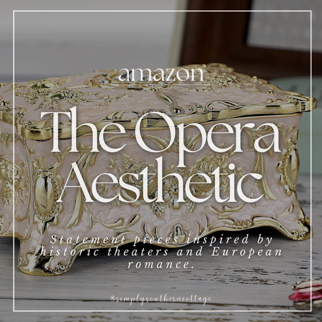 The Opera Aesthetic! Statement pieces from Amazon inspired by historic theaters and European romance. 

Amazon, Amazon home, Amazon home finds, Amazon home decor, Amazon home essentials, historic decor, European decor, European aesthetic, opera aesthetic, Pinterest trends, Pinterest 2026 trends 






#LTKOver40 #LTKHome #LTKHoliday