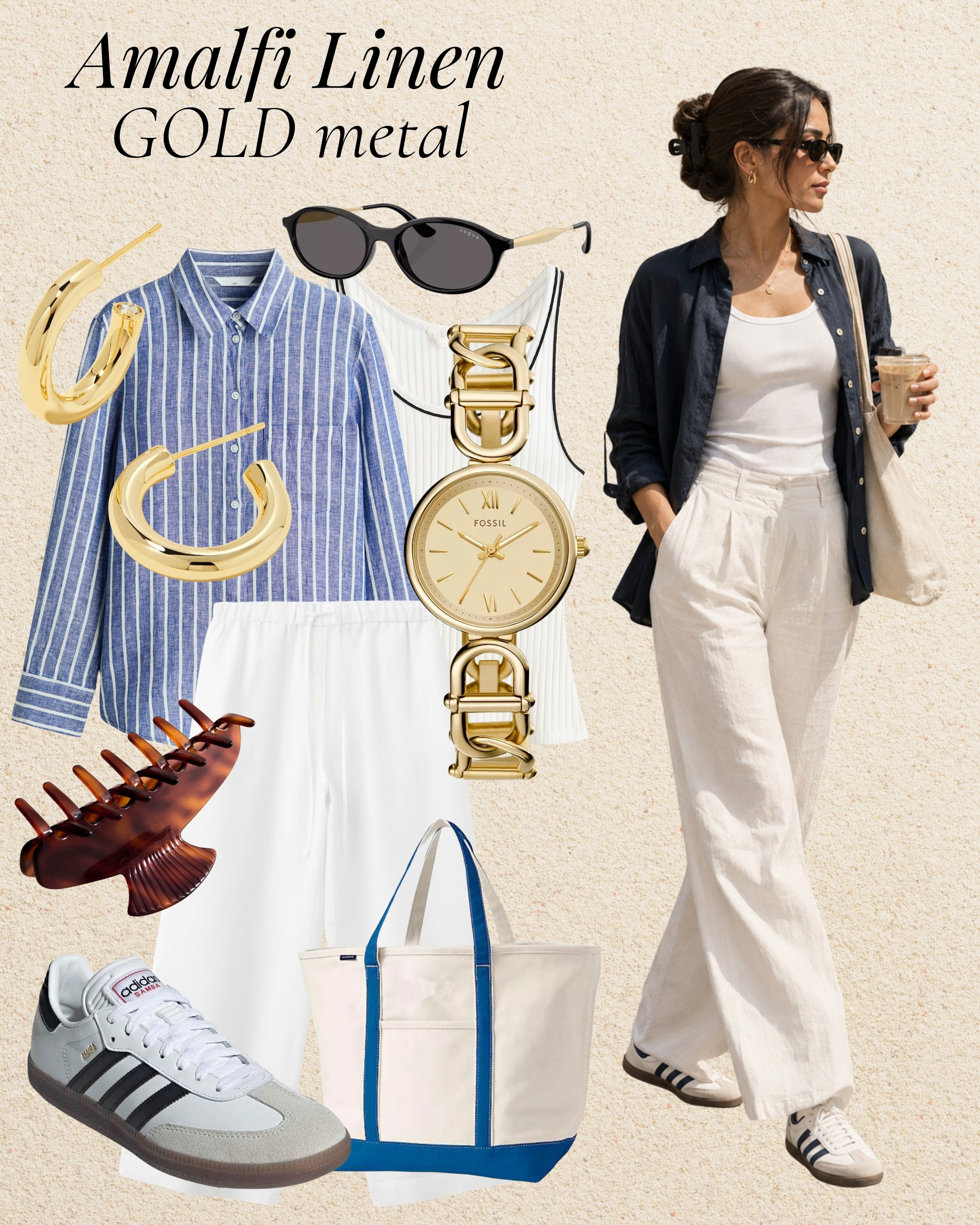 iced coffee + linen pants is basically my summer personality ☕ navy over white never misses
#ootd #cleangirl #summeroutfit #LTKstyletip #LTKshoecrush

#LTKU #LTKootd #LTKSaleAlert #LTKTravel