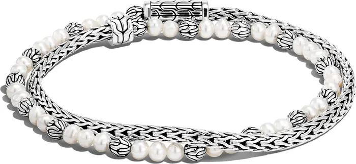 Classic Chain Pearl Wrap Bracelet | Nordstrom