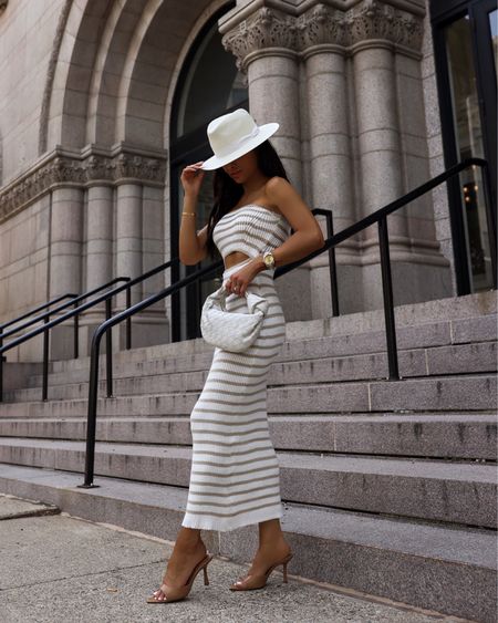 Amazon summer outfit 
Striped dress wearing an XS


#LTKfindsunder100 #LTKfindsunder50 #LTKsalealert